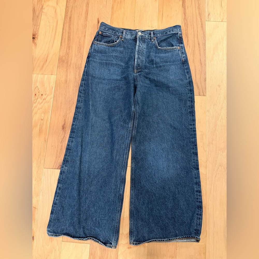 Agolde dame wide leg denim jeans size 30P women’s